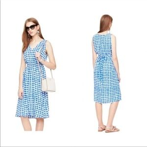 Kate Spade Island Stamp Tie-Back Dress - Size Small